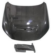 Honda Civic Type-R FL5 2023-ON with Aftermarket Parts - OEM Style Hood Carbon Fiber from Aero Republic